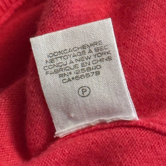 INTERMIX Roya Cashmere Pink Cardigan Sweater Button Down Long Sleeves Size Small - Picture 11 of 11